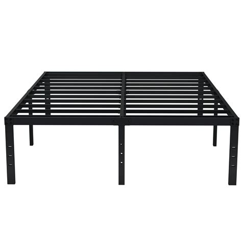 king metal bed frame for box spring|platform bed no box spring.